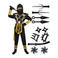 thumbnail image 1 of Disfraz de Ninja de Halloween de Spooktacular Creations para niños de 10 a 12 años, 1 of 7