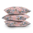 thumbnail image 4 of Society6 Pinky Sunny Boho Birds Pink by evamatise Throw Pillow, 4 of 5