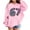 N13-Pink, variant on NAFUU Girls Sweatshirt Casual 67 Hoodie For Kids Casual Hooded Sweatshirts Long Sleeve Pullover Top With Pocket Trendy Clothes School Wear 18-24 Months