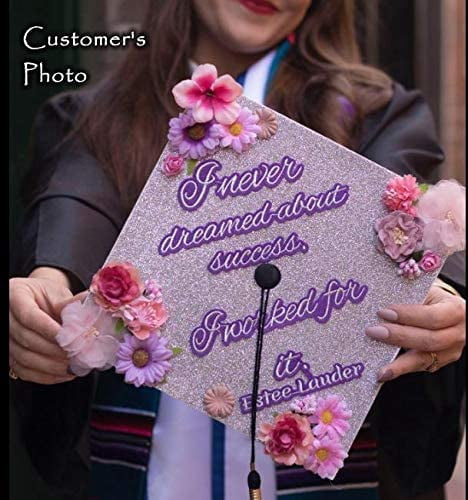 Handmade Graduation Cap Topper, Graduation Cap Decorations, I Never Dreamed About Success