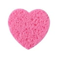 thumbnail image 1 of Compressed Heart-shaped Face Wash Sponge Cotton Face Remover Makeup Cleanser Cleaning, 1 of 1