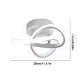 thumbnail image 4 of Wosthever Lámpara LED de techo, lámparas colgantes, accesorios, luces que cambian, 18 W, decoración de luz de habitación, accesorio de iluminación, Iluminación y accesorios Blanco Wosthever HA026061-01, 4 of 6
