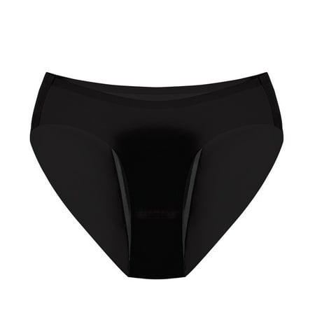 Bigersell Plus Size Womens Underwear Clearance Cotton Panties Women Seamless Panty Style P-64 Polyester Bikini Panties Thong Underwear Ladies Briefs High Waist Women s Bikini Panties Black S