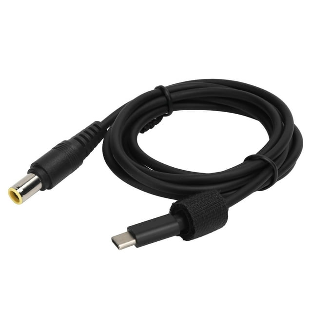 Cable de carga JORINDO de 1,4 m (65 W, 3 A, tipo C macho a conector CC de 7,9 x 5,5 mm), cable de alimentación PD para portátil.