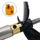 thumbnail image 3 of Conector de muleta de aleación de aluminio para eje de transmisión de barco RC, horquilla de remo para lancha rápida RC Oro de 4 mm, 3 of 9