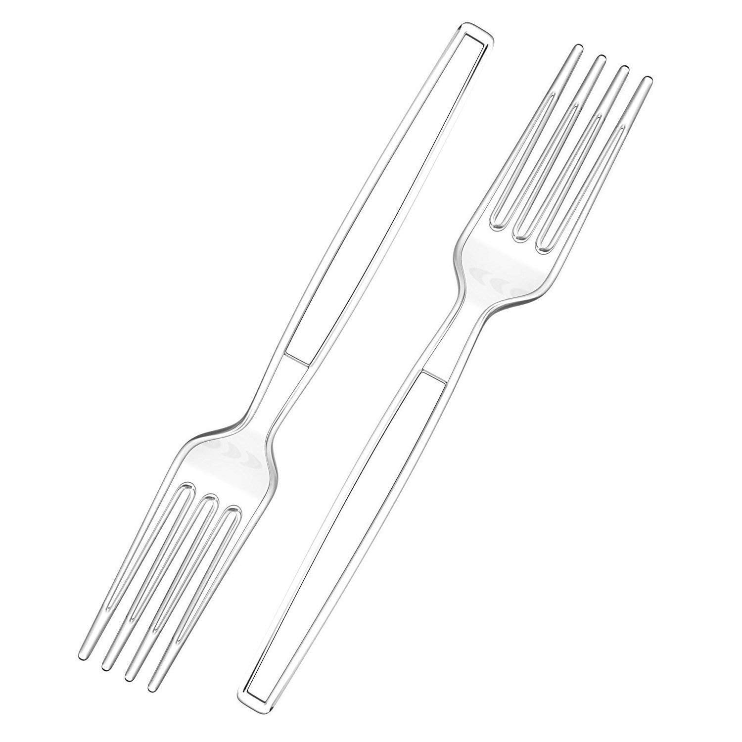 Mini Tasting Forks Dessert Shooters Disposable Forks for Salad Black Catering Party Supplies 150-Pack Plastic Tasting Sampling Forks Set Small Appetizers Fruit 3.5 x 0.6 Inches