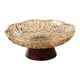 thumbnail image 5 of Cuenco decorativo con pedestal, cesta para frutas, organizador de contenedores, pedestal extraíble, soporte para alimentos y verduras, bandeja de Oro, 5 of 8