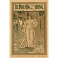 thumbnail image 2 of Maxfield Parrish 11x14 Gold Ornate Wood Frame and Double Matted Museum Art Print Titled - The Ladies Home Journal, July 1896 (1896), 2 of 4