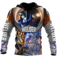 thumbnail image 4 of Sudadera con capucha con gráficos de soldador para hombre, moda personalizada, uniforme de soldador, sudaderas casuales con capucha, ropa de gran tamaño para hombre, 4 of 4