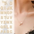 thumbnail image 2 of up to 55% off Gold Heart Initial Necklace for Women, Valentines Day Gifts for Women Heart Initial A-Z Necklace Pendant Birthday Gift, 2 of 2