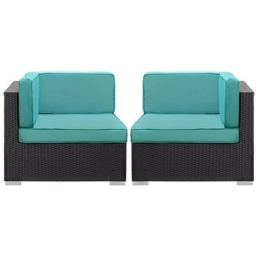 Modway Gather Outdoor Patio Corner Sectional Set of 2