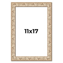 11x17 Frame White Real Wood Picture Frame Width 1.5 inches | Interior Frame Depth 0.5 inches |