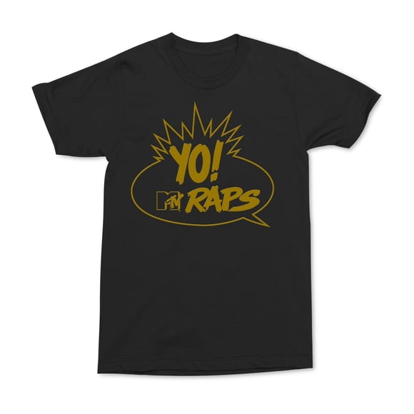 Cambios Hombres Yo! Camiseta gráfica Raps, negra, pequeña