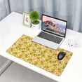thumbnail image 5 of Bingfone Flower Large Gaming Mouse Pad,Extended Desk Mousepad with Stitched Edges,Non-Slip Base,Water Resist Keyboard Pad for Gamer, Office & Home, 29.5 x 16 in, 5 of 6