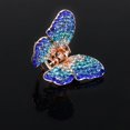 thumbnail image 2 of Pinza de pinza para el pelo de mariposa pequeña con azules, pequeña Hugo clip de la garra del pelo, 2 of 6