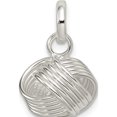 thumbnail image 3 of Sterling Silver Love Knot Small Pendant Made In Thailand qp5153, 3 of 5