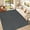 Black Gray, variant on TacleeKii 10' x 13' Washable Area Rug, Textured Woven Non Slip Low Pile Carpet, Stain Resistant Non Shedding Floor Mat, for Living Room Dining Room, Camel