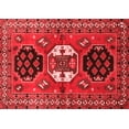 thumbnail image 1 of Ahgly Company Machine Washable Indoor Rectangle Persian Red Traditional Area Rugs, 4' x 6', 1 of 4