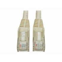 Tripp Lite Cat6 GbE Snagless Molded Patch Cable UTP White RJ45 M/M 8ft