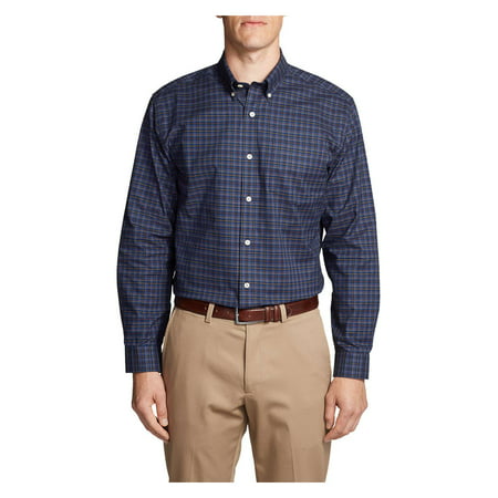 Eddie Bauer Men's Wrinkle-Free Relaxed Fit Oxford Cloth Shirt -