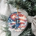 thumbnail image 3 of Great Dane Patriotic Welcome for 4Th of July Independence Day Ceramic Round Ornament Danes Dog Lover Gifts Home Tree Decor - 00010, 3 of 5