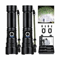 ZCFlashlights High Lumens Rechargeable, 990000 Lumens Super Bright LED Powerful Flashlight, 5 Modes Flash Light, IPX6 Waterproof High Powered Flashlights for Home Camping