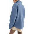 thumbnail image 5 of Women's Fleece Zip Up 2-in-1 Baby Wearing Jacket, Maternity Winter Coat with Kangaroo Pocket, Thick Warm Baby Wearing Clothes for Mothers, Postpartum Winter Jacket, 5 of 9