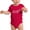 Red, variant on Snuggle King Baby Boy one piece, Funny Baby Rompers for Boys - Royal CA165BABY S3 3-6