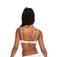 thumbnail image 3 of Roxy BRIGHT WHITE Juniors' Quiet Beauty Crochet Bikini Swim Top, US Large, 3 of 4