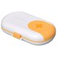 thumbnail image 1 of Pastillero diario con bolsillo para 6 pastillas, resistente a la humedad y al agua. Amarillo blanco, 1 of 9