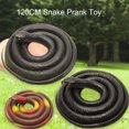 thumbnail image 4 of 1 Set 120CM Snake Prank Toy with 100M Clear Line Clip PVC Simulated Colorful Snake on A Rope Teasing Friends Tricky Props Kids Adults Halloween Party Gag Gift, 4 of 7