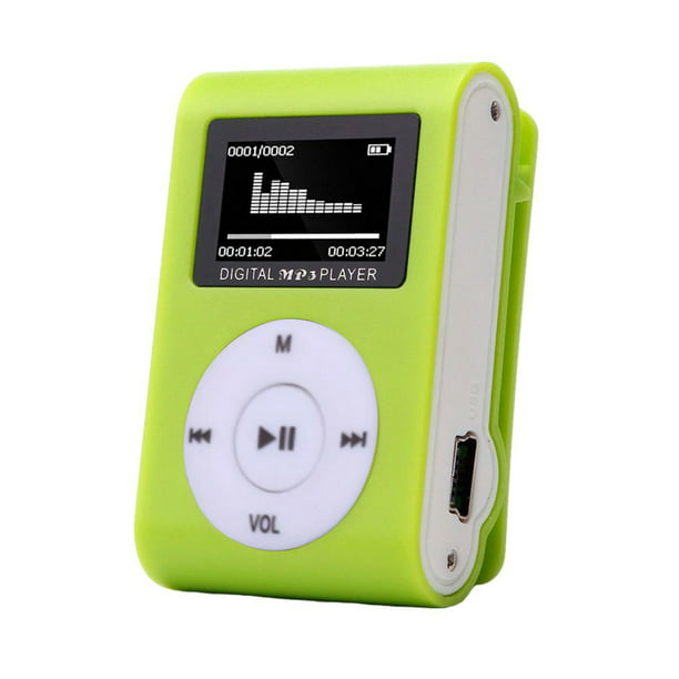 Running Mini MP3 USB Clip MP3 Player LCD Screen Support Micro SD TF Card Stylish Portable -