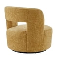 thumbnail image 6 of New Pacific Direct Jazzlyn Fabric Swivel Accent Chair in Grenada Mustard, 6 of 13