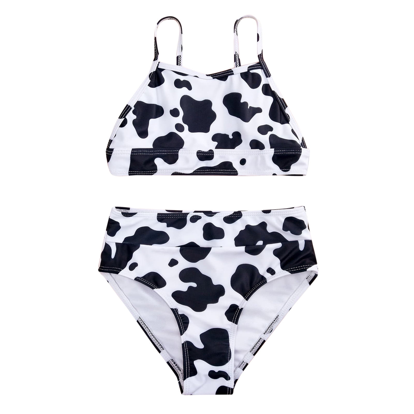 Kids Hollow Summer Swimsuit Swimwear Ruffles Outfits Bikini Set Girls ...