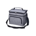 thumbnail image 2 of Minnieouse Bolsa de almuerzo portátil con cremallera, bolsas de papel de aluminio para alimentos, tela Oxford, almacenamiento de Picnic aislado, contenedor Bolsas de mensajero y de hombro Gris Minnieouse AP012493-01, 2 of 6