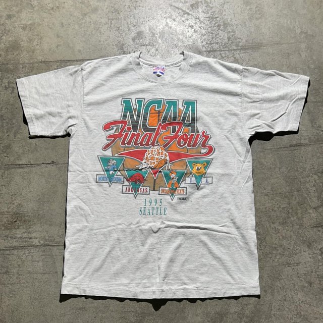 Camiseta oficial del partido Final Four de la NCAA de 1995, camisetas deportivas vintage con gráficos de verano para hombre, camiseta con gráficos vintage, camiseta de la NCAA, camiseta universitaria