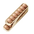 thumbnail image 1 of Automatic Scrolling Egg Rack Holder Storage Box Egg Basket Container Organizer, 1 of 7