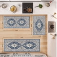 thumbnail image 2 of Blue 4-Piece Runner Rugs 2x3+2x4+2x5+2x6 Multi-Space Decor, 2 of 8