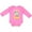 Raspberry, variant on Inktastic Budgie Parakeet Budgerigar Boys or Girls Long Sleeve Baby Bodysuit