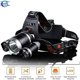 thumbnail image 2 of Linterna frontal LED recargable con 4 modos de luz Ideal para acampar/pescar/ciclismo/correr/cazar y otros deportes Alta potencia 9000lm, 2 of 5