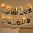 thumbnail image 4 of 80 Pcs Colorful Star Wooden Clothespins with 65ft Jute Twine - Mini Decorative Craft Clips for Photo Hanging, Classroom Art, Home Decor & Party Favors, 4 of 6