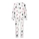 thumbnail image 4 of Puntoco Conjunto de sudadera y pantalones de manga larga con estampado informal para mujer Puntoco Puntoco-4530, 4 of 5