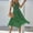 Green, variant on Dolkfu Sleeveless Summer&Fall Dresses for Women Blue Artistic Style Crew Neck Mid-Length A-Line Dresses Minimalist Abstract Dresses Blue,L