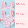 thumbnail image 6 of Younger Tree Baby Girl One Piece Swimsuit Toddler Sleeveless Beach Bikini Bathing Suit Swimwear for 3-6 Months, 6 of 8
