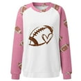 thumbnail image 4 of Amzcrzy Chandail pour Femmes Femmes Mode Action de Grâce Décontracté Imprimé Col Rond Ample Manches Longues T-Shirt Blouse Chemises à Manches Longues pour Femmes Chandail à Enfiler Chandail Col Rond 2TG, 4 of 4