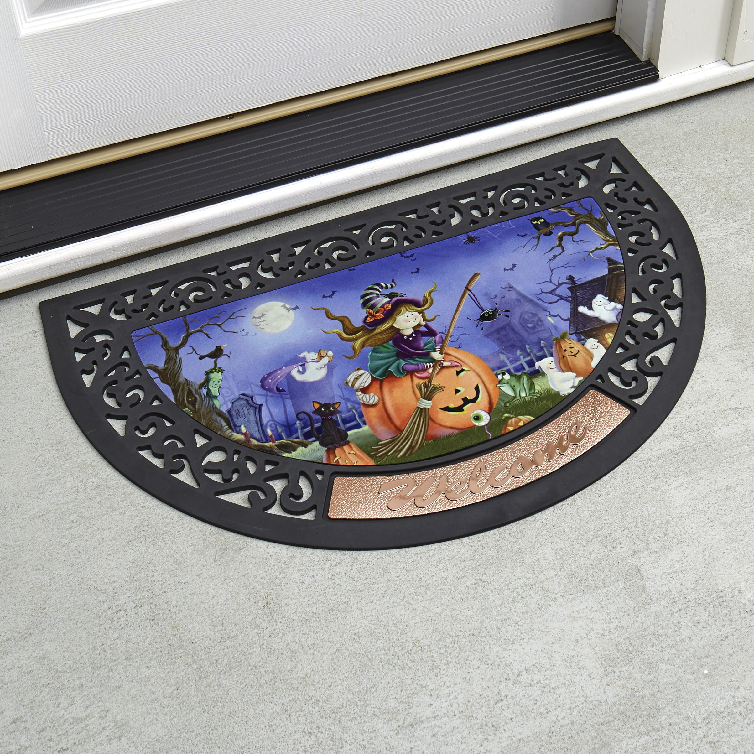 Home and More Interchangeable Rubber Welcome Mat at Von Maur