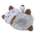 thumbnail image 1 of DEWIN Fortune Lucky Cat, decoración Interior del Coche Bling Rhinestone Universal Center Console Dashboard Ornamento Estatuilla(champán), 1 of 5