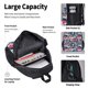 thumbnail image 4 of Disketp cool rock Skull Mochila Estampada de Gran Capacidad con Lonchera y Estuche, Set de 3 Piezas para Estudiantes, 4 of 7