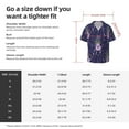 thumbnail image 5 of Sikiie Lavender Flowers Men's Wrinkle Free Untucked Cuban Shirt Business Casual Button Down Shirts Short Sleeve ShirtLarge, 5 of 5