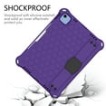 thumbnail image 4 of Allytechgroup Shockproof Case for Apple iPad Air 11 Inch M3 M2 2025 2024, Heavy Duty Protection Stand Hand Strap Shoulder Strap Bumper Rugged Kids Friendly Case Cover for iPad Air 11 Inch,Purple, 4 of 5
